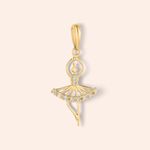 Pingente Ouro 18k Bailarina 517943