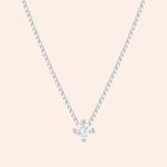 Gargantilha Ouro 18k Ponto de Luz Diamante 4 Pontos Coleção RV 514570/200688OB
