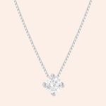 Gargantilha Ouro 18k Ponto de Luz Diamante 15 Pontos Coleção RV 514575/201486OB