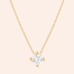 Gargantilha Ouro 18k Ponto de Luz Diamante 15 Pontos Coleção RV 514575/201486
