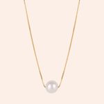 Gargantilha Ouro 18K Pérola Biwa 602813
