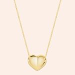 Gargantilha Ouro 18K Coração 40cm 603900