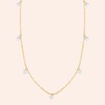 Gargantilha Ouro 18k Zircônia 60cm 604248