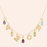 Gargantilha Ouro 18K Chocker Pedras Brasileiras 45cm 604408