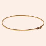 Bracelete Ouro 18K Oval 1000049