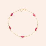 Pulseira Ouro 18K Infantil Zircônia 1900043
