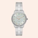 Relógio Orient Eternal Prata Analógico Feminino Verde FBSS0142 /F1SX