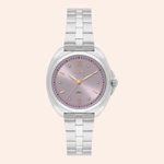 Relógio Orient Eternal Prata Analógico Feminino Lilás FBSS0158/R3SX