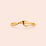 Anel Ouro 18k Onda do Mar 313790