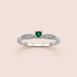 Anel Prata 925 Solitário Zirconia 313926