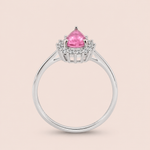 Anel Prata 925 Gota Zircônia 313997