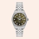 Relógio Orient Automático Feminino Prata NH5SS001/E1KX