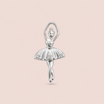 Pingente Prata 925 Bailarina Zirconia 513159