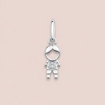 Pingente Prata Menino zircônia 518040