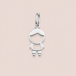 Pingente Prata Menino Vazado 518027