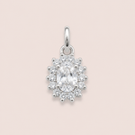 Pingente Prata 925 Oval Zirconia 518152