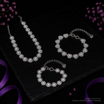 Pulseira Prata 925 Riviera Zircônia Redonda 1804548