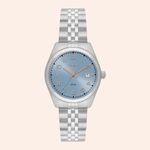Relógio Orient Eternal Prata e Azul Feminino FBSS1206/A2SX