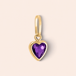 Pingente Ouro 18K Coração Zircônia 504427