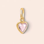 Pingente Ouro 18K Coração Zircônia 504427