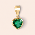 Pingente Ouro 18K Coração Zircônia 507831