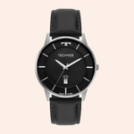 Relógio Technos Slim Safira Preto GM10YY/0P