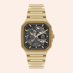 Relógio Orient Skeleton Automático Dourado NH7GG008/G1KX