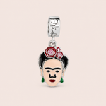 Pingente Prata Berloque Meu Jeito Frida kahlo 514604