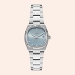 Relógio Technos Riviera Prata e Azul Feminino GL12AA/1A