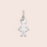 Pingente Prata 925 Menina 518035