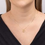 Pingente Ouro 18K Pata Coração Vazado Pet 515221