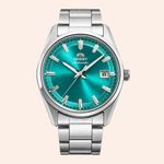 Relógio Orient Stretto Contemporary Automático Azul Turquesa RA-AC0R06L30B