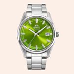 Relógio Orient Stretto Contemporary Automático Verde RA-AC0R05E30B