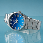 Relógio Orient Stretto Contemporary Automático Azul RA-AC0R09L30B
