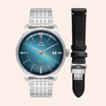 Relógio Orient Special Calibers GMT Automático Azul NH3SS019 A1SX 