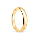 Par Aliança Ouro 18k Love Air Abaulada Anatômica 4mm Diamante 22,5 Pts (800786/802826)
