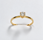 Anel Ouro 18k Solitário Moissanite 313743