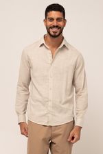 CAMISA CASUAL MANGA LONGA ADULTO MALIBU