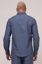 CAMISA CASUAL MANGA LONGA ADULTO OXFORD