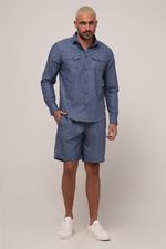 CAMISA CASUAL MANGA LONGA ADULTO OXFORD