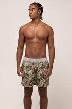 SHORT VOLLEY SUBLIMADO ADULTO FLORES SECAS 