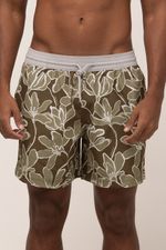 SHORT VOLLEY SUBLIMADO ADULTO FLORES SECAS 