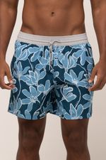 SHORT VOLLEY SUBLIMADO ADULTO FLORES SECAS 