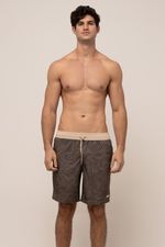 SHORT LONGO SUBLIMADO DIFERENCIADO ADULTO LANDMARK 95% POLIÉSTER  05% ELASTANO