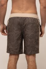 SHORT LONGO SUBLIMADO DIFERENCIADO ADULTO LANDMARK 95% POLIÉSTER  05% ELASTANO