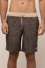 SHORT LONGO SUBLIMADO DIFERENCIADO ADULTO LANDMARK 95% POLIÉSTER  05% ELASTANO