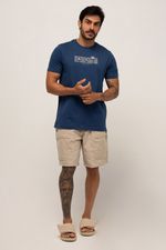 CAMISA BÁSICA ADULTO VINTAGE BEACH 100% ALGODÃO