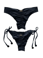 Conjunto de Calcinhas Ripple Preto