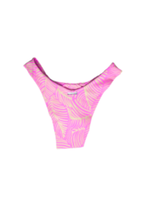Calcinha Asa Delta Folhagem Rosa