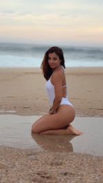 Maiô Body Branco Glamour
